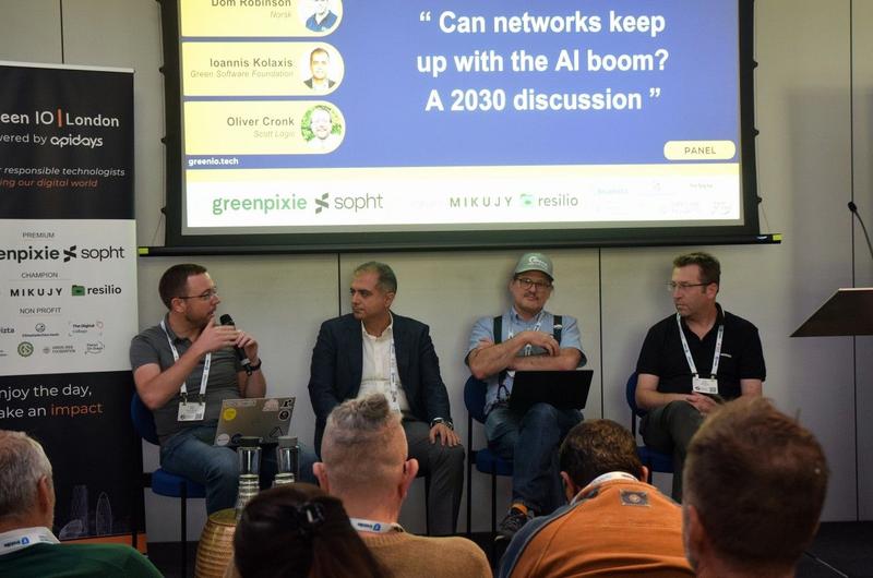Ioannis Kolaxis speaking at GreenIO London, UK, 24 September 2025